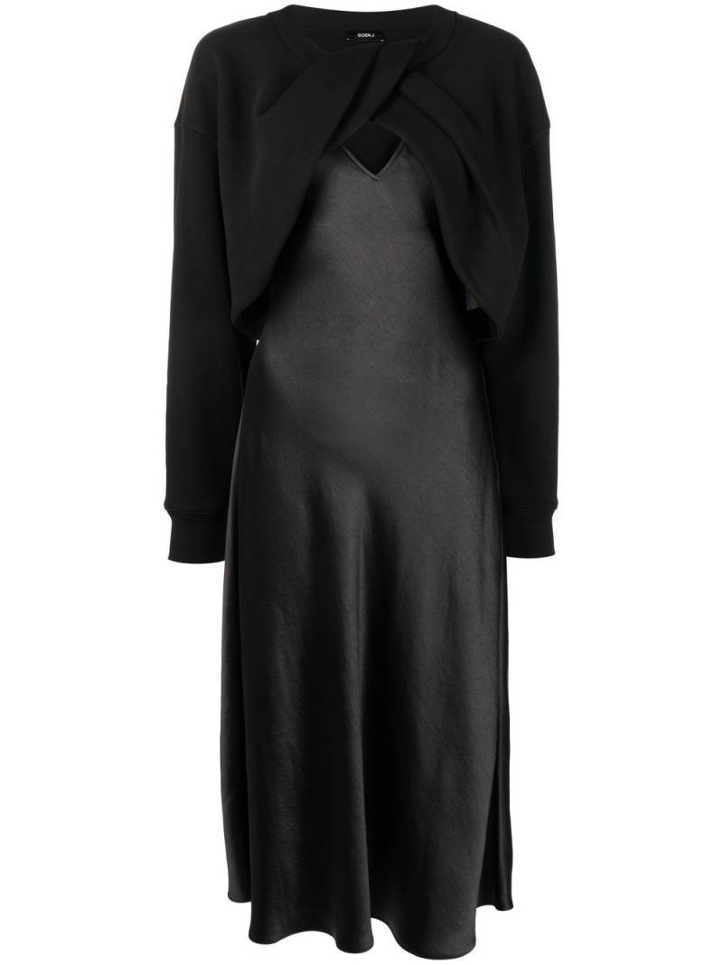 Goen.J twist-front maxi dress - Black von Goen.J