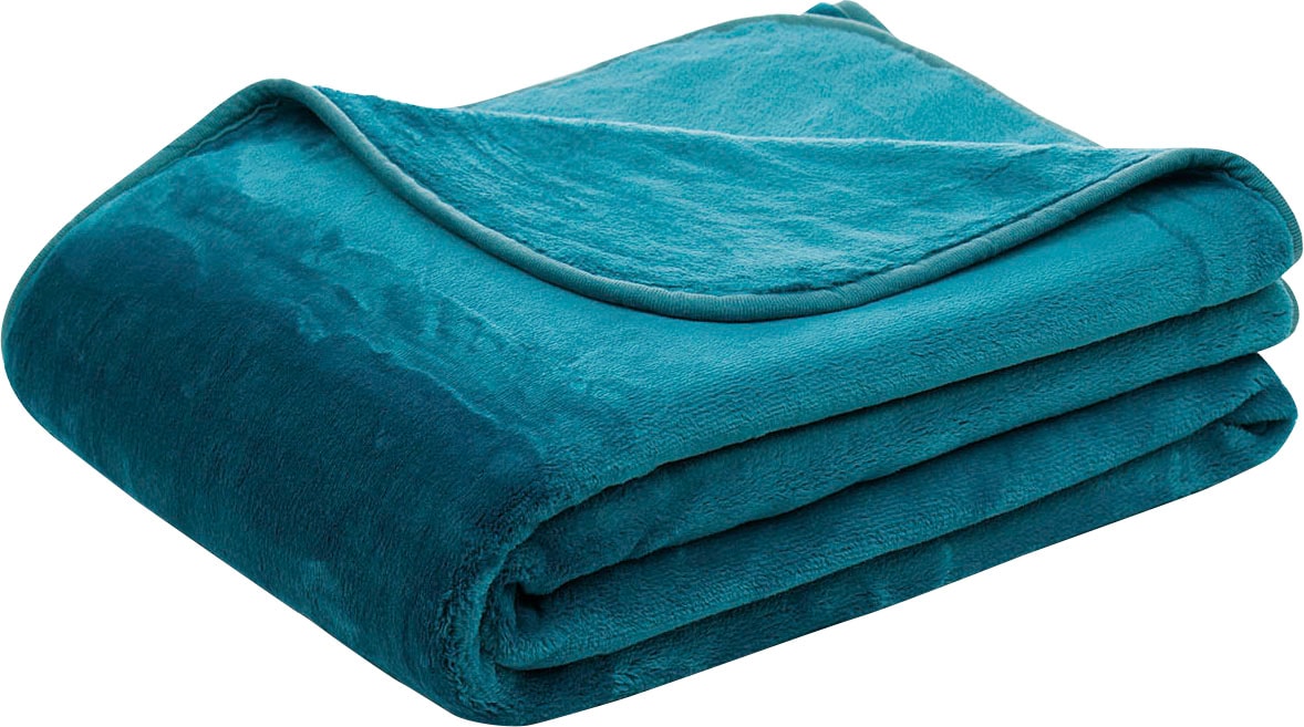 Gözze Wohndecke »Uni Decke aus recyceltem Polyester«, Kuscheldecke Gözze Wohndecke »Uni Decke aus recyceltem Polyester«, Kuscheldecke von Gözze