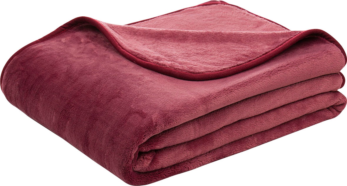 Gözze Wohndecke »Uni Decke aus recyceltem Polyester«, Kuscheldecke Gözze Wohndecke »Uni Decke aus recyceltem Polyester«, Kuscheldecke von Gözze
