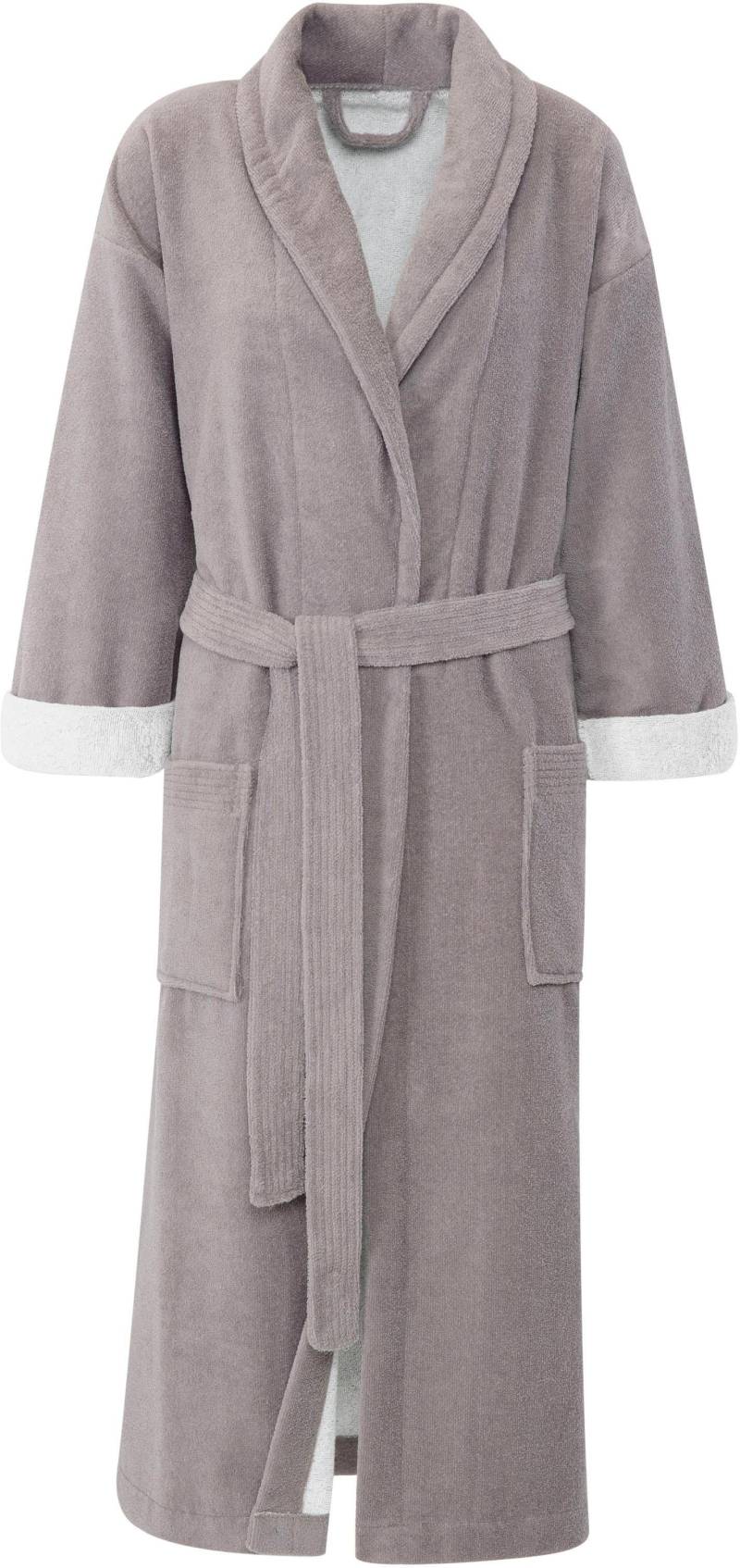 Gözze Unisex-Bademantel »Turin, ideal für Sauna & Spa, Hotelbademantel, Morgenmantel«, (1 St.), für Damen & Herren, mit Gürtel und zwei aufgesetzten Taschen, lang Gözze Unisex-Bademantel »Turin, ideal für Sauna & Spa, Hotelbademantel, Morgenmantel«, (1 St.), für Damen & Herren, mit Gürtel und zwei aufgesetzten Taschen, lang von Gözze