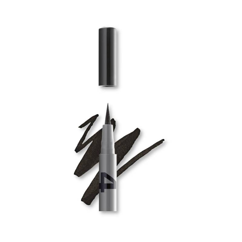 Flüssig-eyeliner Mit Weicher, Flexibler Spitze Damen  Heavy Black - Schwarz 8g von Gokos