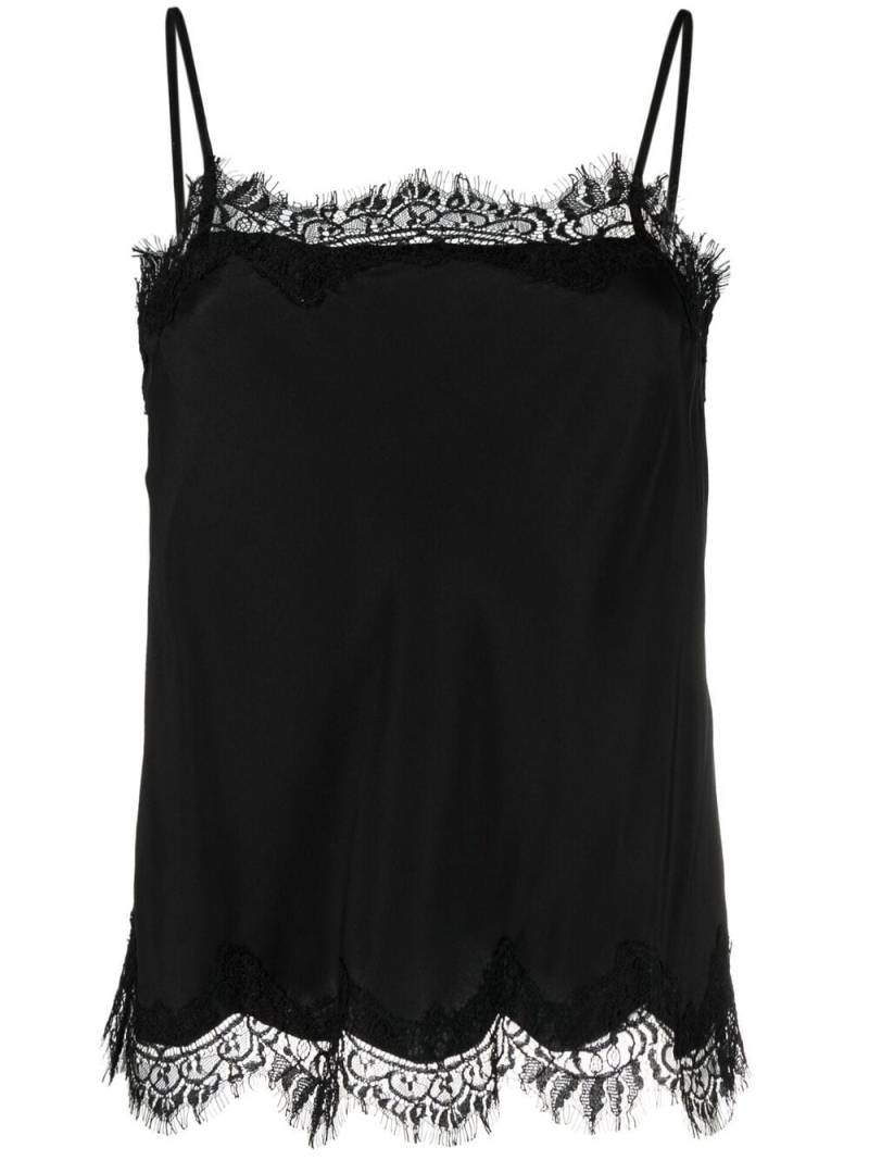 Gold Hawk lace-trim camisole - Black von Gold Hawk