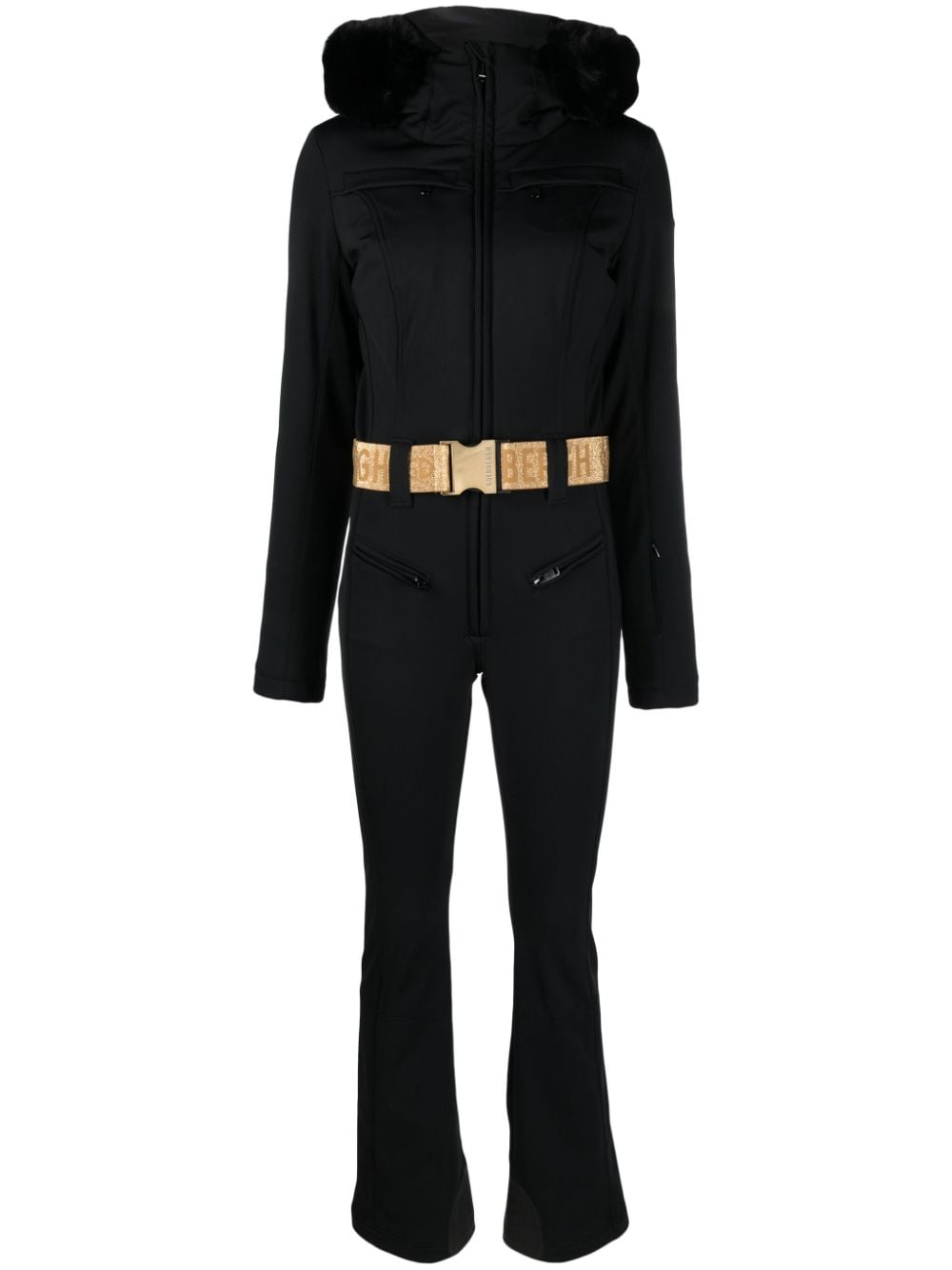 Goldbergh Parry ski faux fur-trimmed hood suit - Black von Goldbergh