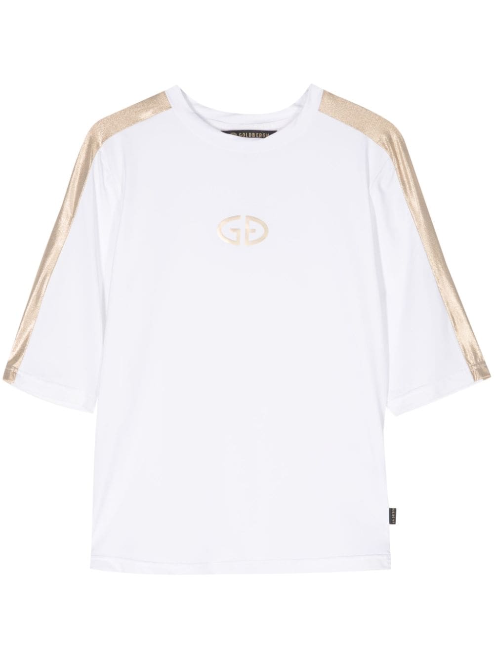 Goldbergh Renowned stripe-detail T-shirt - White von Goldbergh