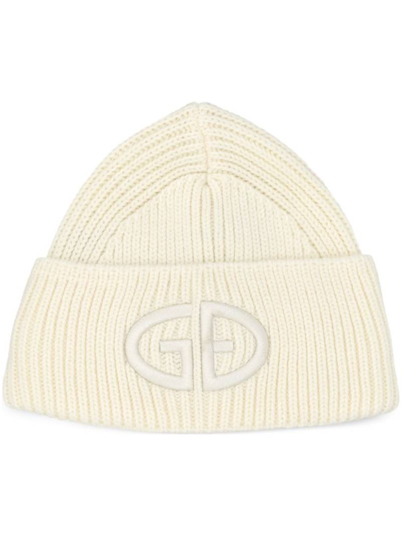 Goldbergh logo-embroidered beanie - Neutrals von Goldbergh