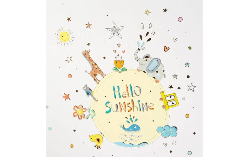 Goldfarbenbuch Fotoalbum »Babyalbum Hello Sunshine« von Goldbuch