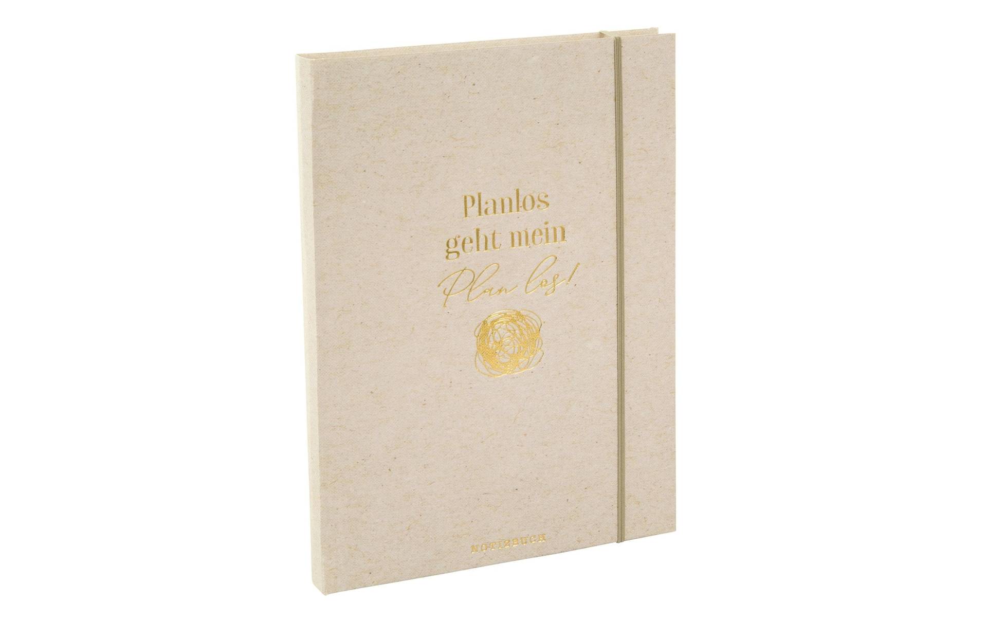 Goldfarbenbuch Notizbuch »Notizbuch Planlos geht mei« Goldfarbenbuch Notizbuch »Notizbuch Planlos geht mei« von Goldbuch