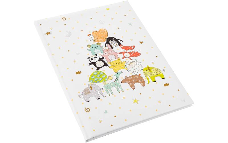 Goldfarbenbuch Tagebuch »Babytagebuch Animal Pyrami« von Goldbuch