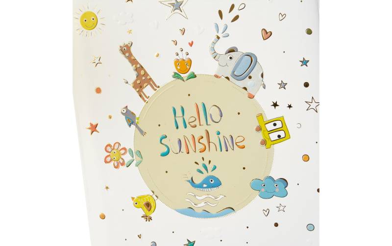 Goldfarbenbuch Tagebuch »Babytagebuch Hello Sunshin« von Goldbuch