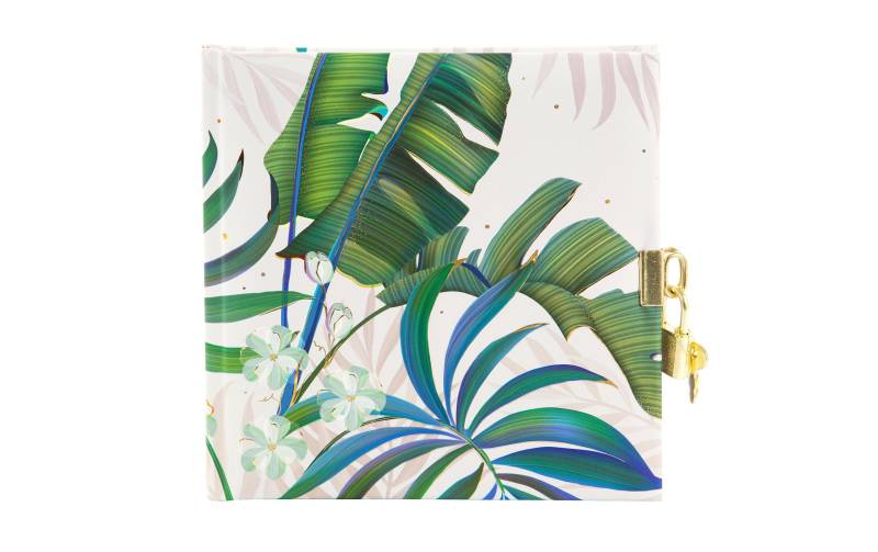 Goldfarbenbuch Tagebuch »Tagebuch Tropical White« von Goldbuch