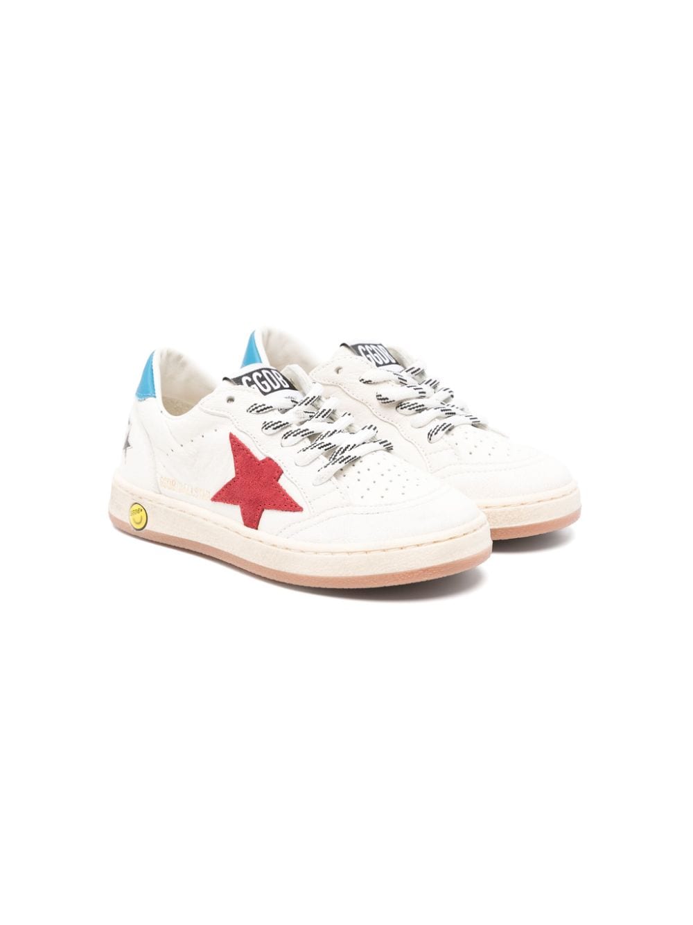 Golden Goose Kids Ball Star New leather sneakers - Neutrals von Golden Goose Kids