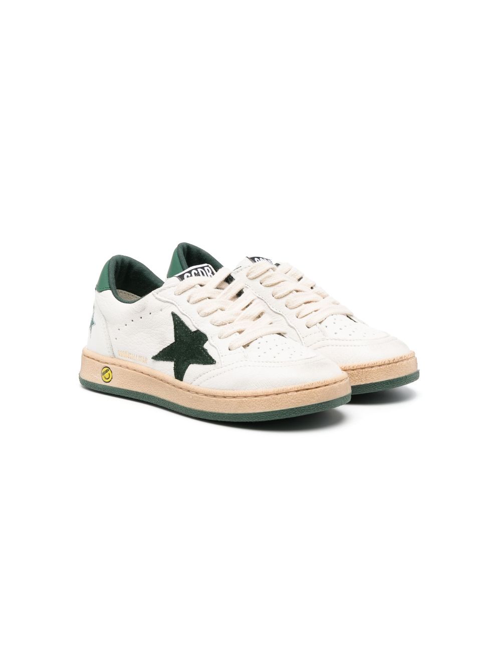 Golden Goose Kids Ball Star low-top sneakers - White von Golden Goose Kids