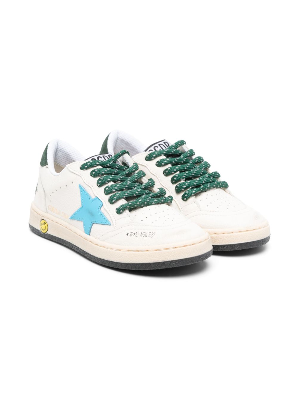 Golden Goose Kids Ball Star sneakers - White von Golden Goose Kids