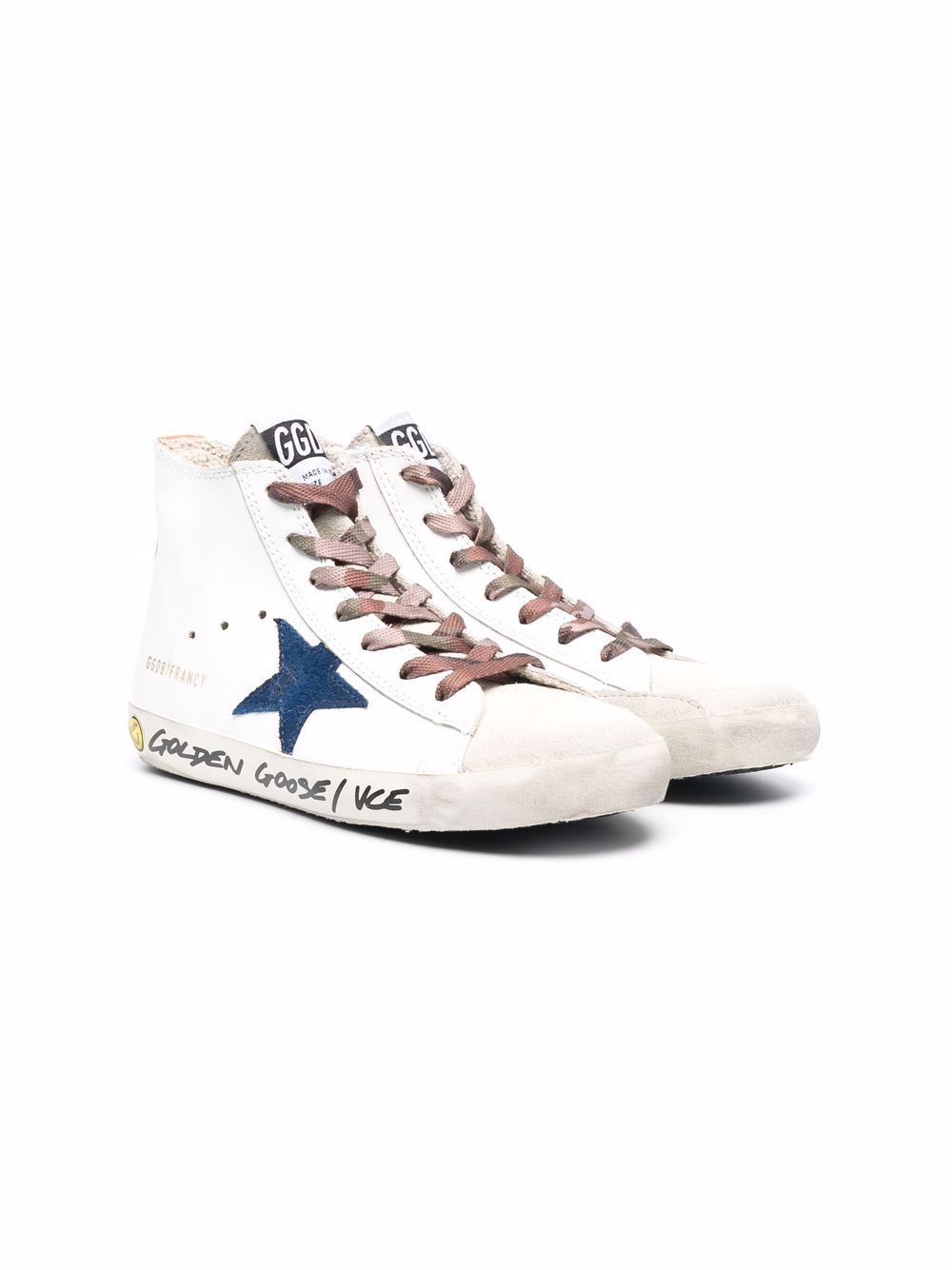 Golden Goose Kids Francy high-top sneakers - White von Golden Goose Kids