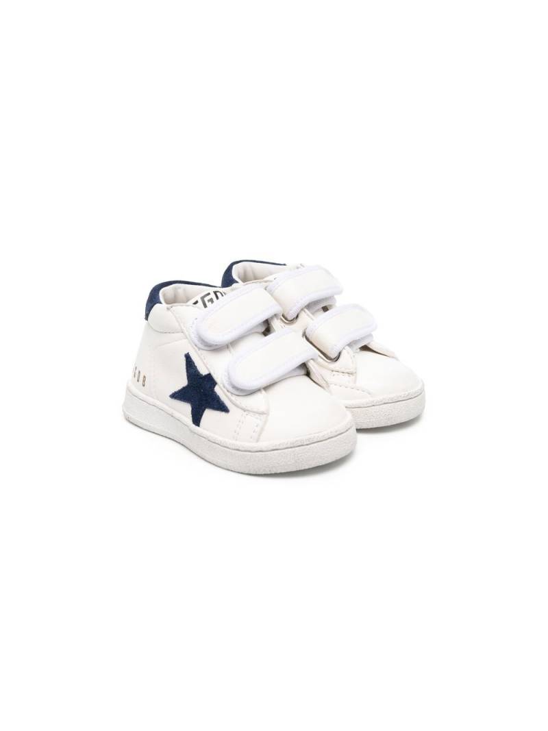 Golden Goose Kids June touch-strap sneakers - White von Golden Goose Kids