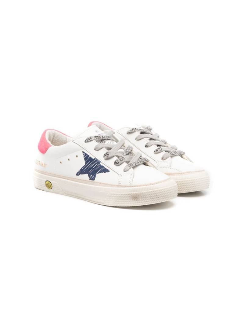 Golden Goose Kids May low-top sneakers - White von Golden Goose Kids