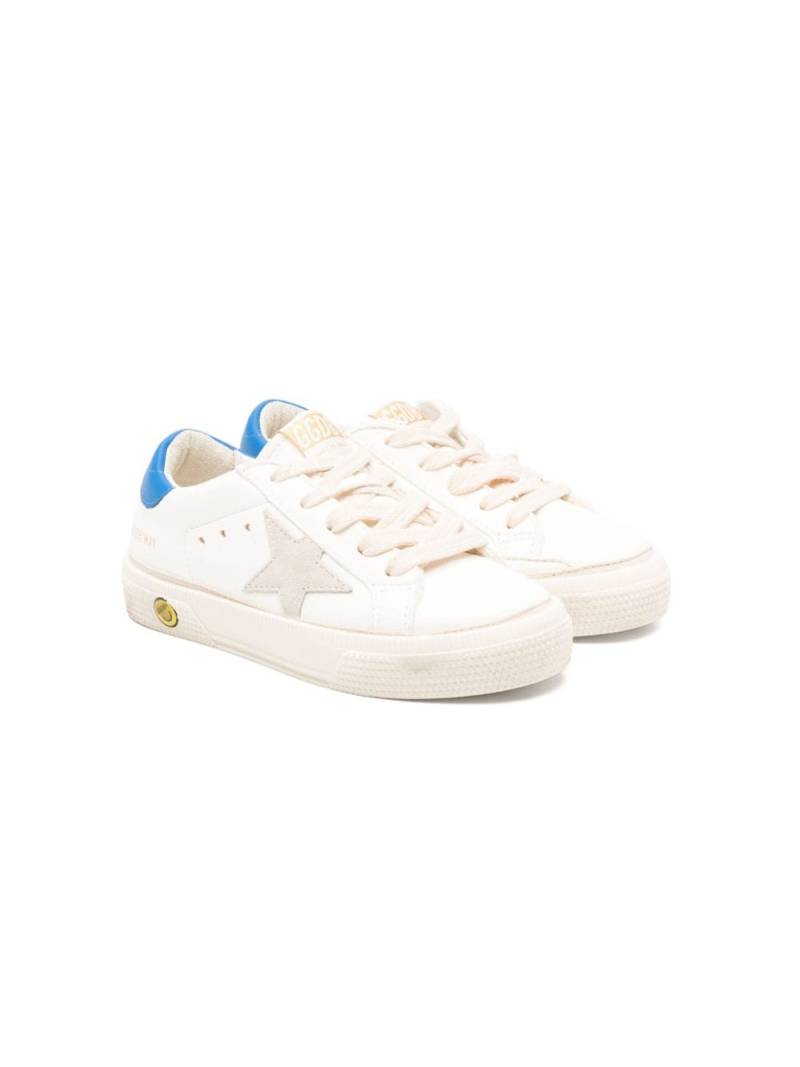 Golden Goose Kids May star-patch sneakers - White von Golden Goose Kids