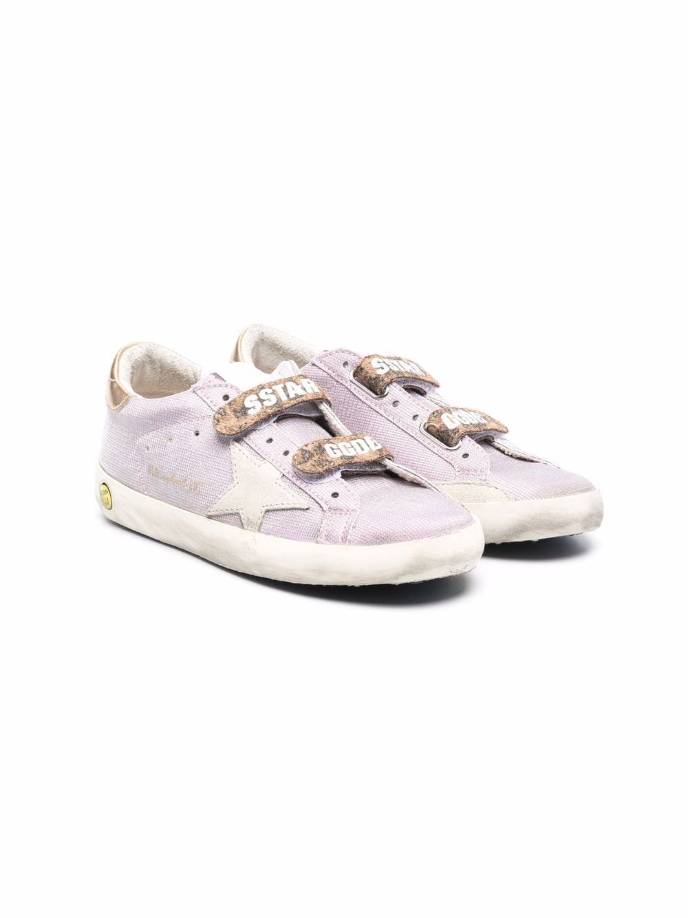 Golden Goose Kids Old School touch-strap sneakers - Pink von Golden Goose Kids