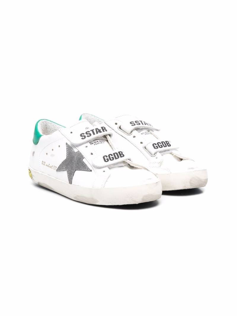 Golden Goose Kids Old School touch-strap sneakers - White von Golden Goose Kids