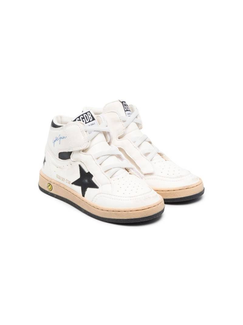 Golden Goose Kids One Star-logo sneakers - White von Golden Goose Kids