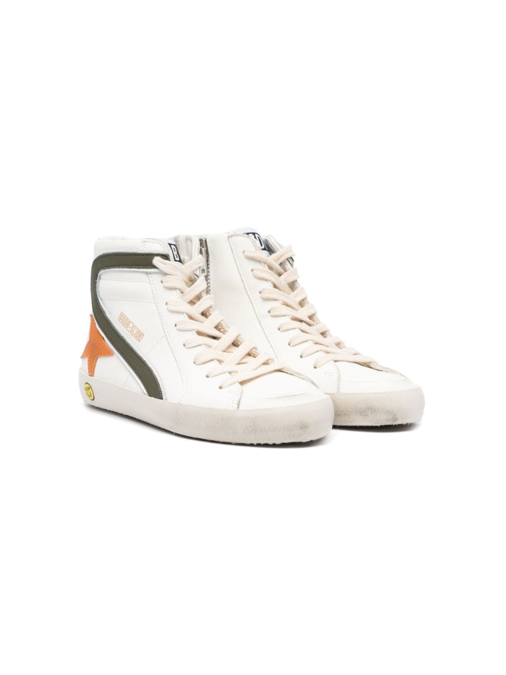 Golden Goose Kids Slide hi-top sneakers - White von Golden Goose Kids