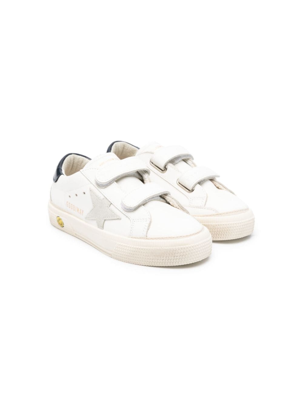 Golden Goose Kids Star-patch leather sneakers - White von Golden Goose Kids