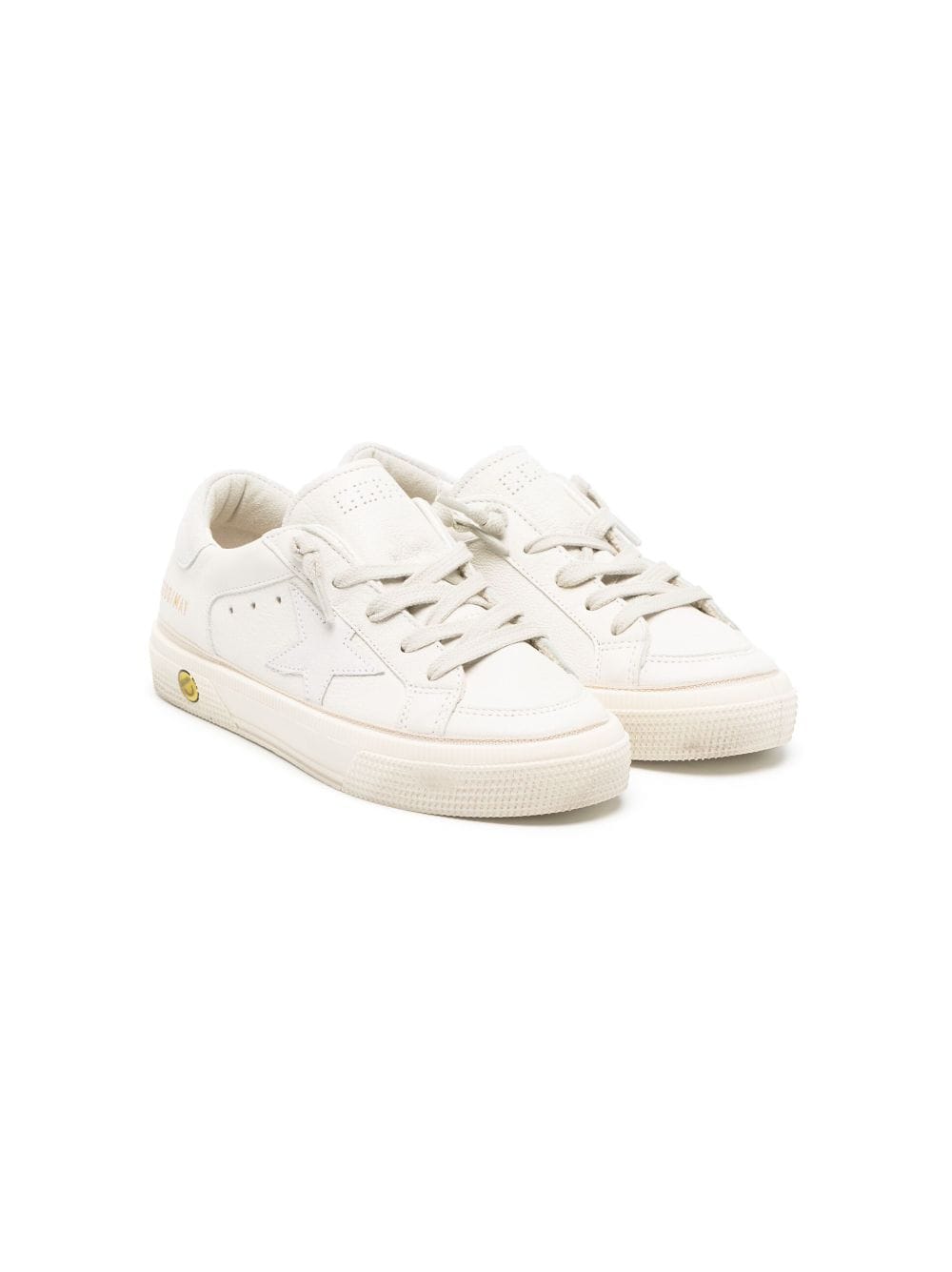 Golden Goose Kids Stardan lace-up sneakers - White von Golden Goose Kids