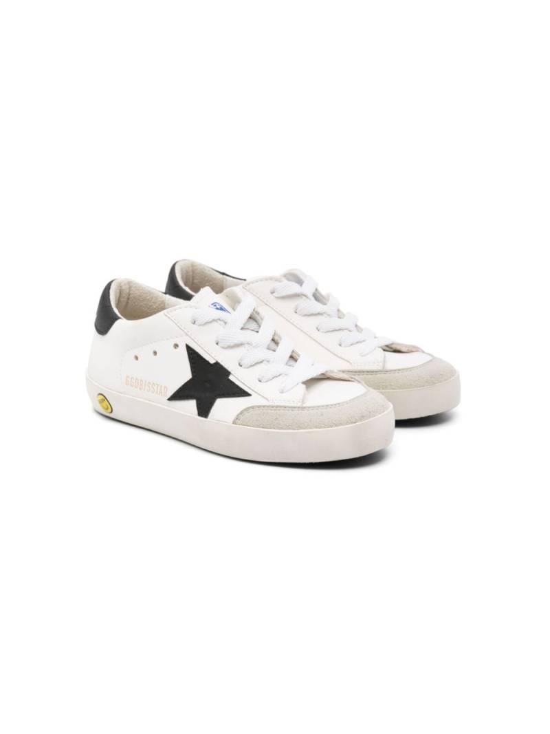 Golden Goose Kids Super-Star Penstar leather sneakers - White von Golden Goose Kids