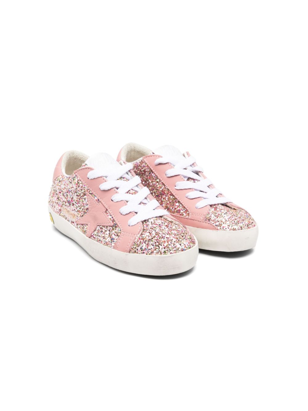 Golden Goose Kids Super-Star glitter-detail sneakers - Pink von Golden Goose Kids