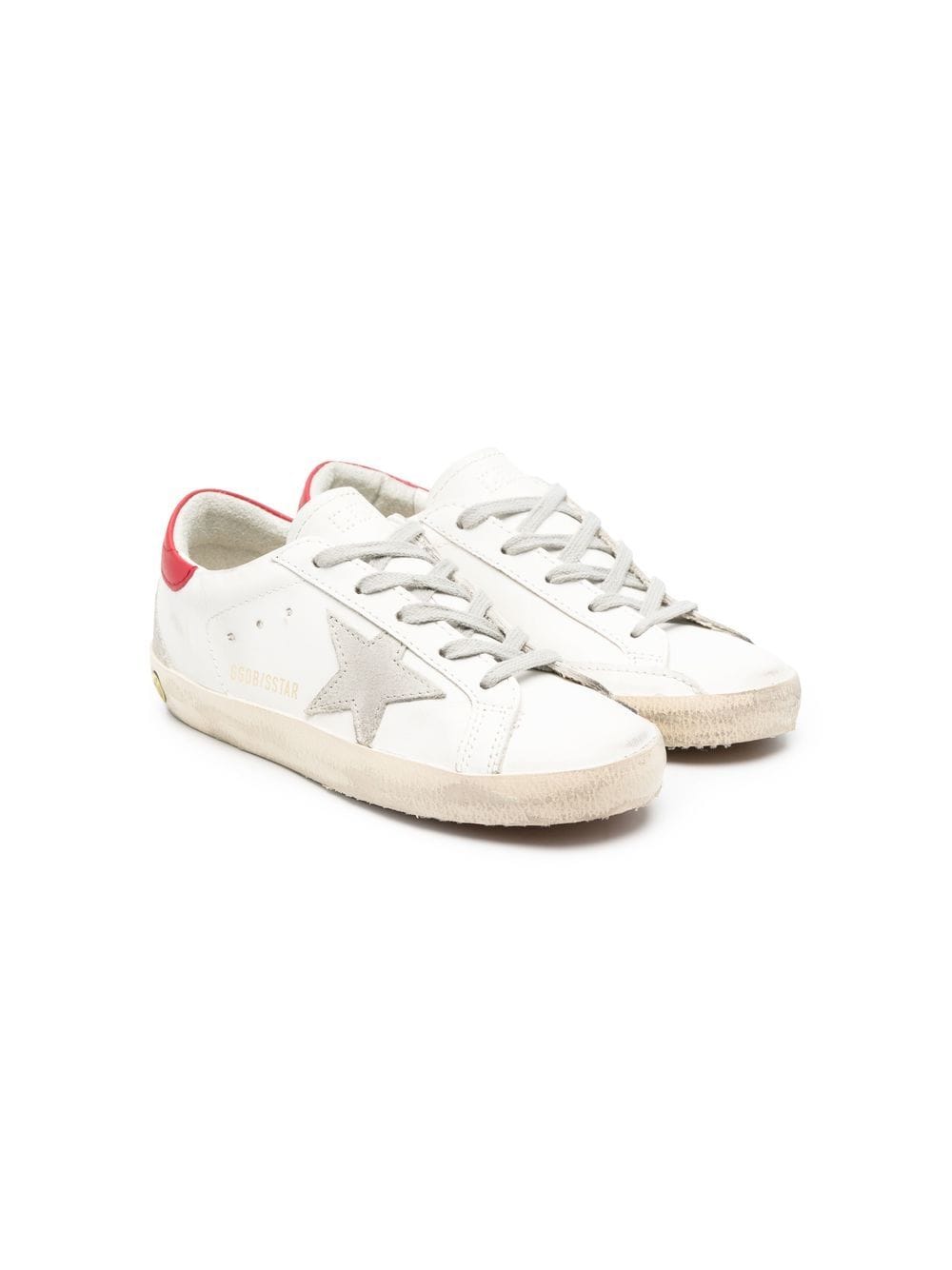 Golden Goose Kids Super-star low-top sneakers - White von Golden Goose Kids