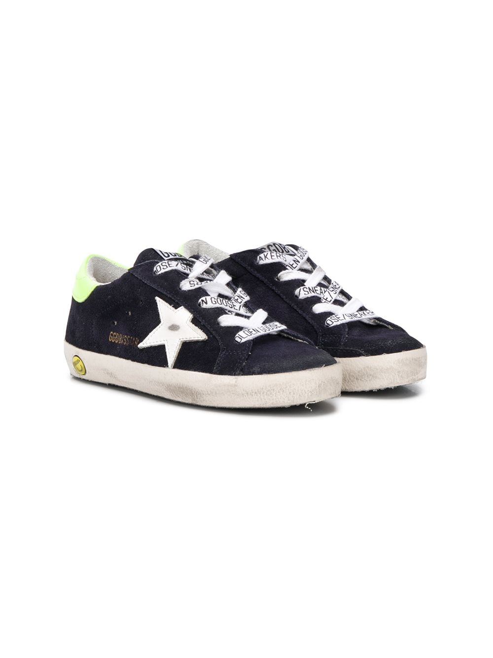 Golden Goose Kids Superstar lace-up sneakers - Blue von Golden Goose Kids