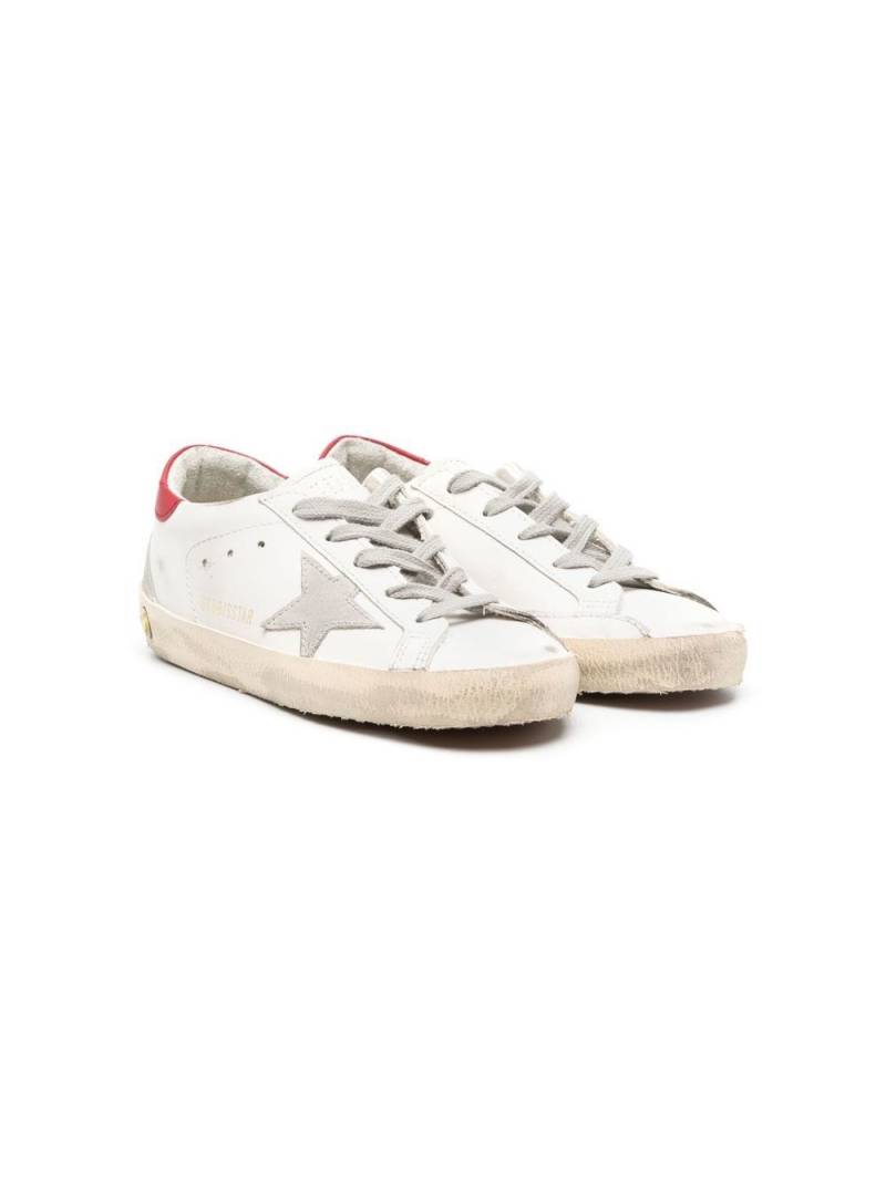 Golden Goose Kids Superstar lace-up sneakers - White von Golden Goose Kids