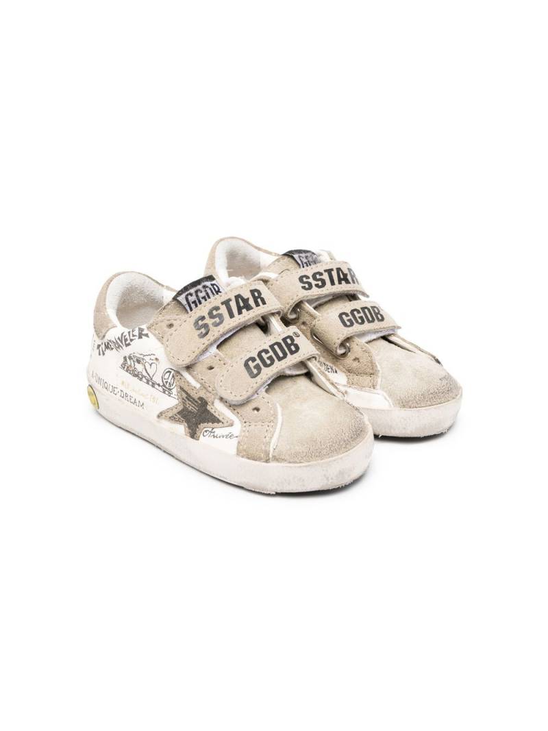 Golden Goose Kids Superstar touch-strap sneakers - White von Golden Goose Kids