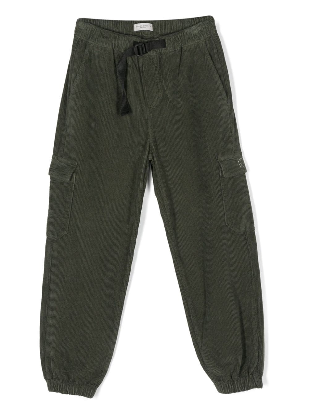 Golden Goose Kids elasticated-waistband cotton-blend track pants - Green von Golden Goose Kids