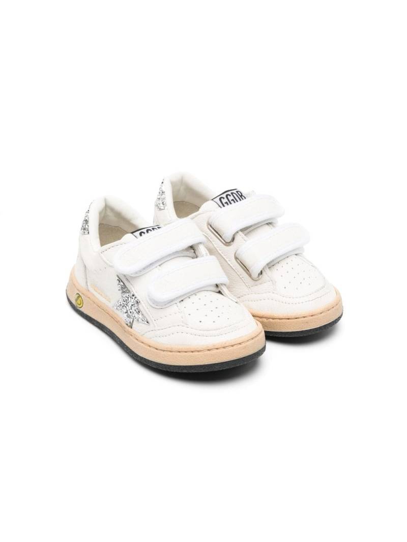 Golden Goose Kids glitter-detail low-top sneakers - White von Golden Goose Kids