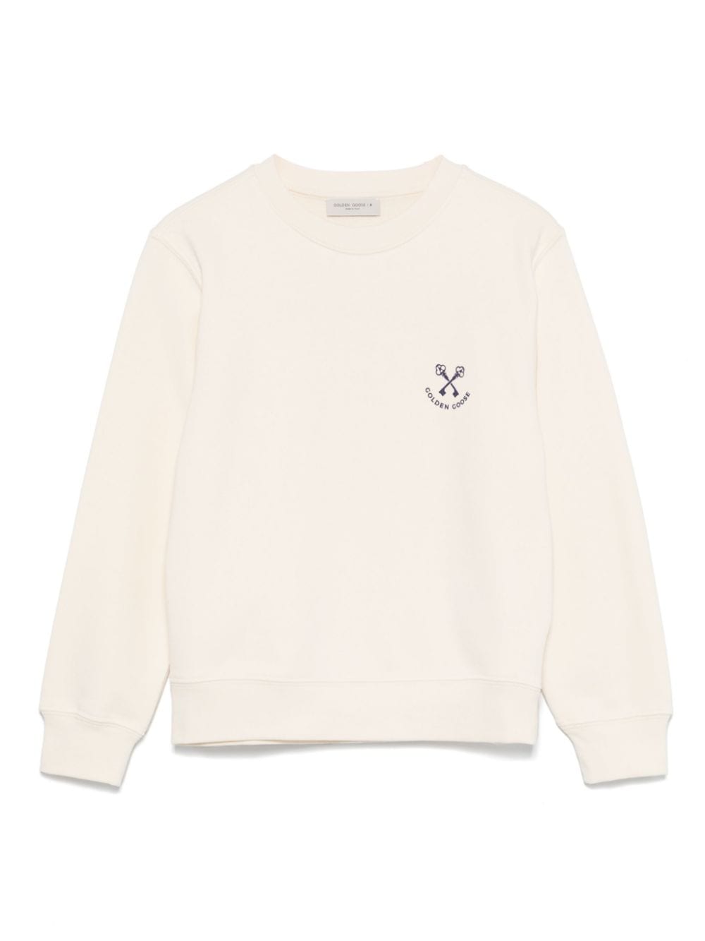 Golden Goose Kids logo-print sweatshirt - Neutrals von Golden Goose Kids