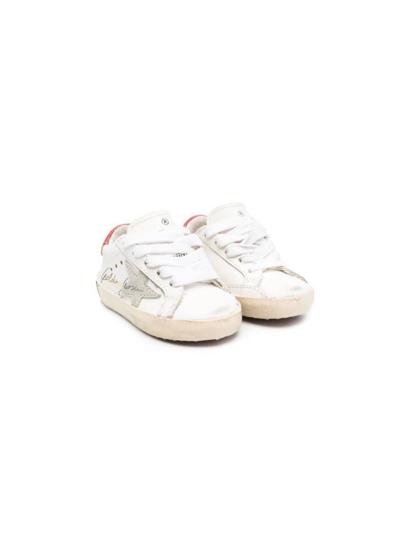 Golden Goose Kids star-logo trainers - White von Golden Goose Kids