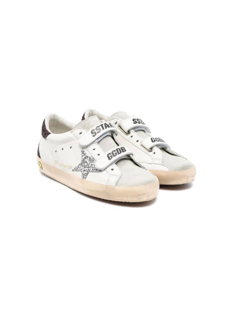 Golden Goose Kids star-patch leather sneakers - White von Golden Goose Kids