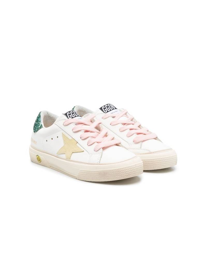 Golden Goose Kids star-patch low-top sneakers - White von Golden Goose Kids