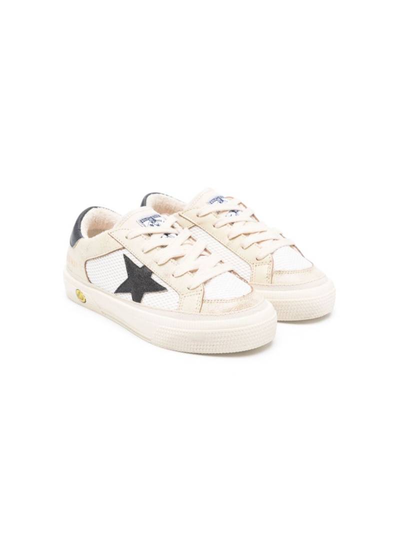 Golden Goose Kids star-patch sneakers - Neutrals von Golden Goose Kids