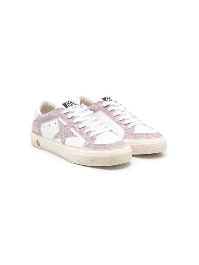 Golden Goose Kids star-patch sneakers - White von Golden Goose Kids