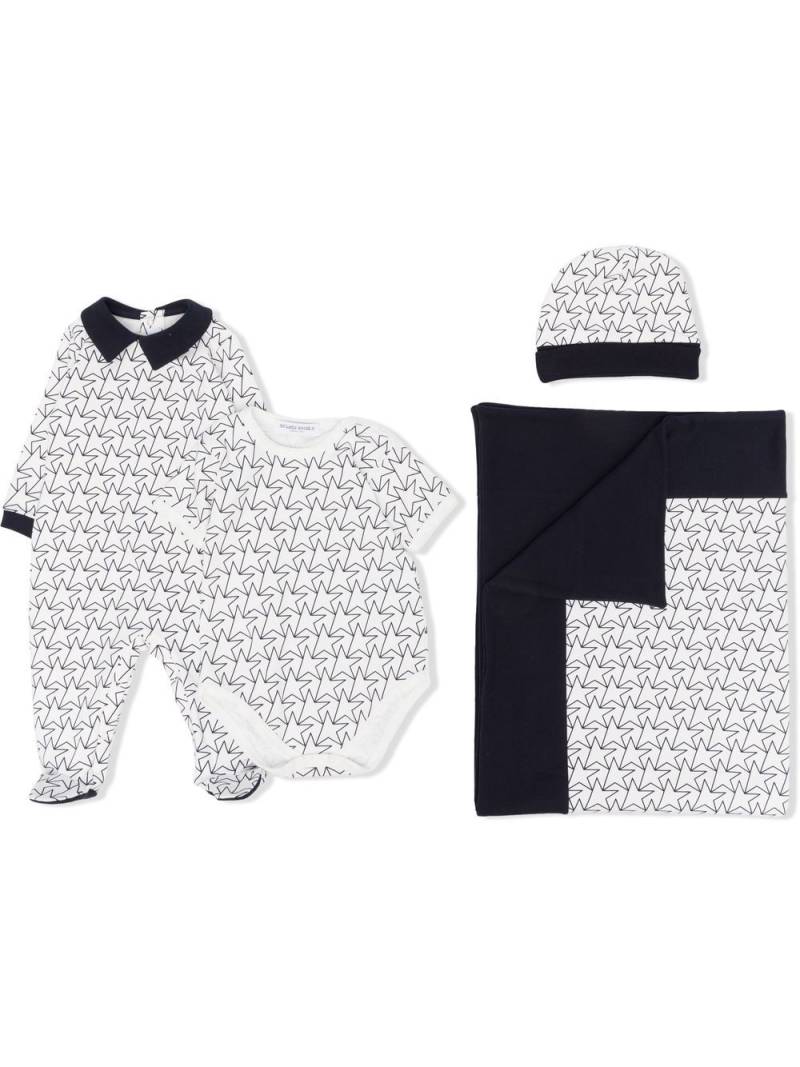 Golden Goose Kids star-print babygrow set - White von Golden Goose Kids