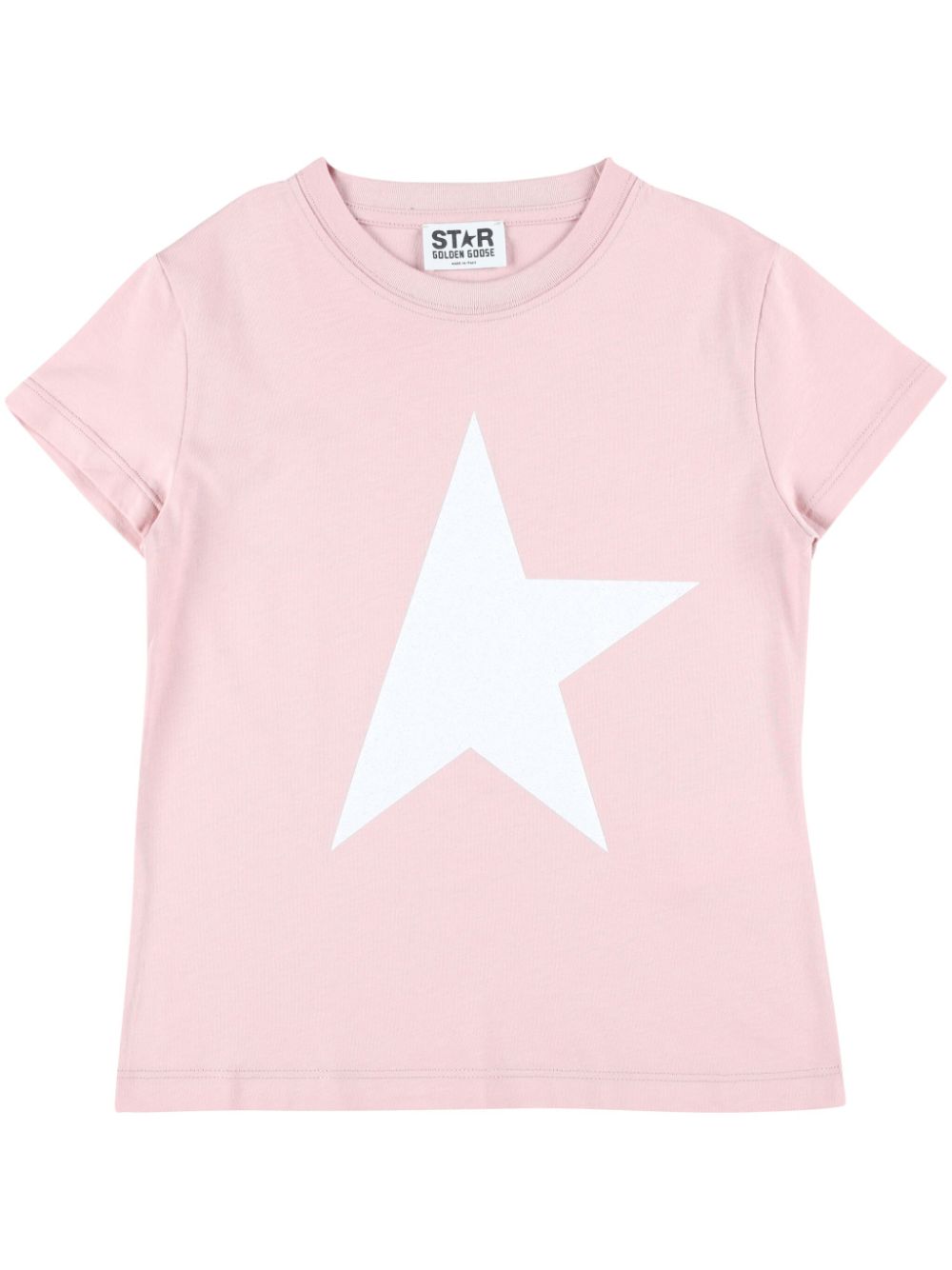 Golden Goose Kids star-print cotton T-shirt - Pink von Golden Goose Kids