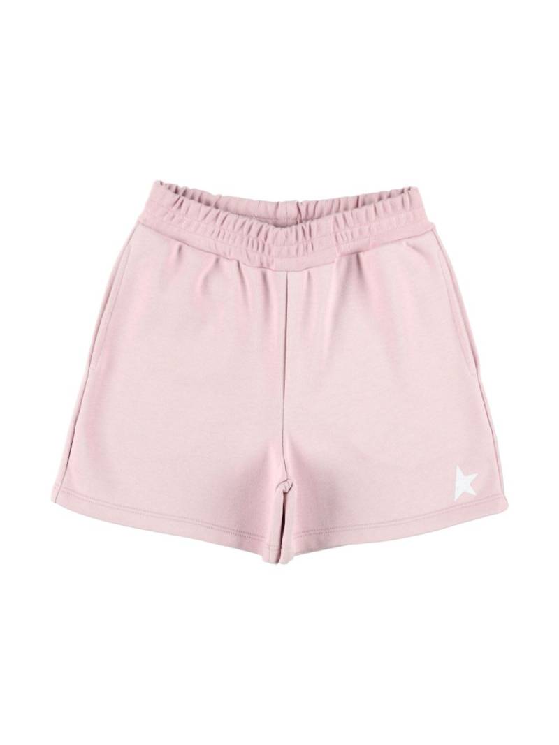 Golden Goose Kids star-print elasticated-waist shorts - Pink von Golden Goose Kids