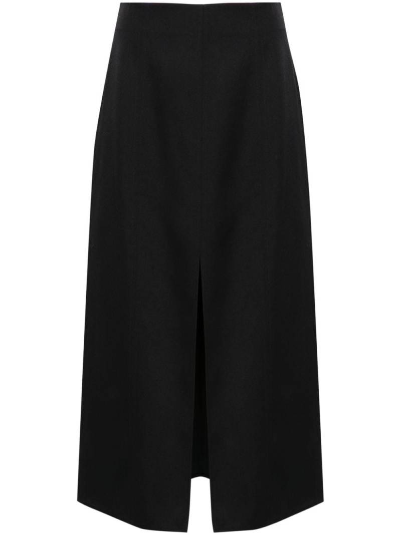 Golden Goose A-line virgin wool midi skirt - Black von Golden Goose