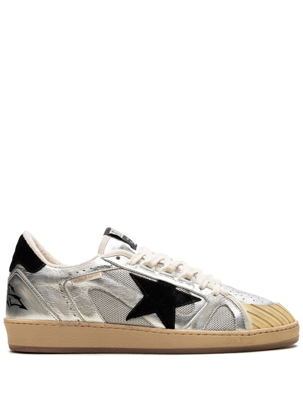 Golden Goose Ball Star "Silver/Black" sneakers - Grey von Golden Goose