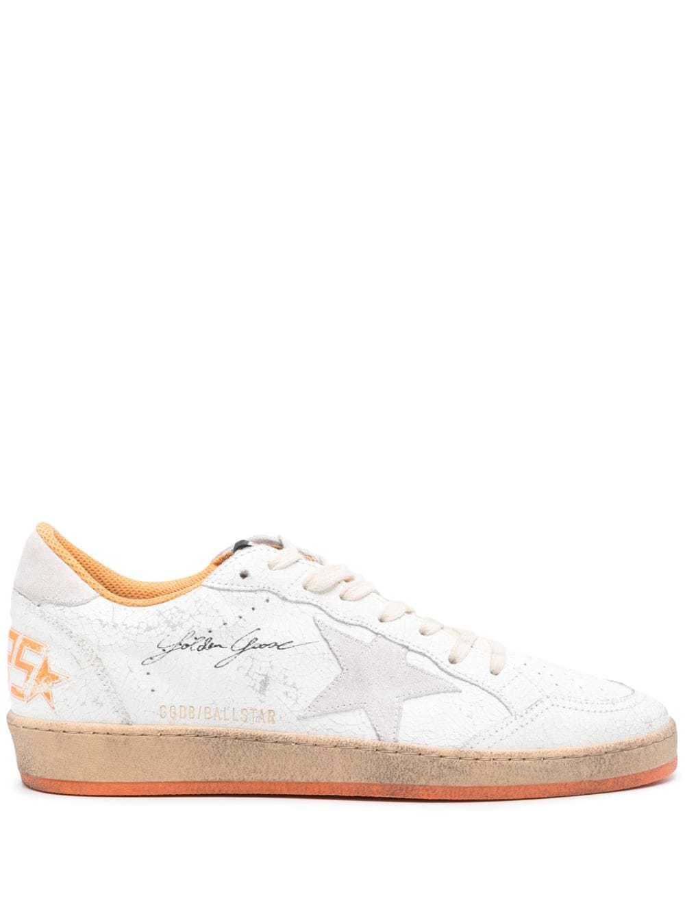 Golden Goose Ball Star Wishes leather sneakers - White von Golden Goose