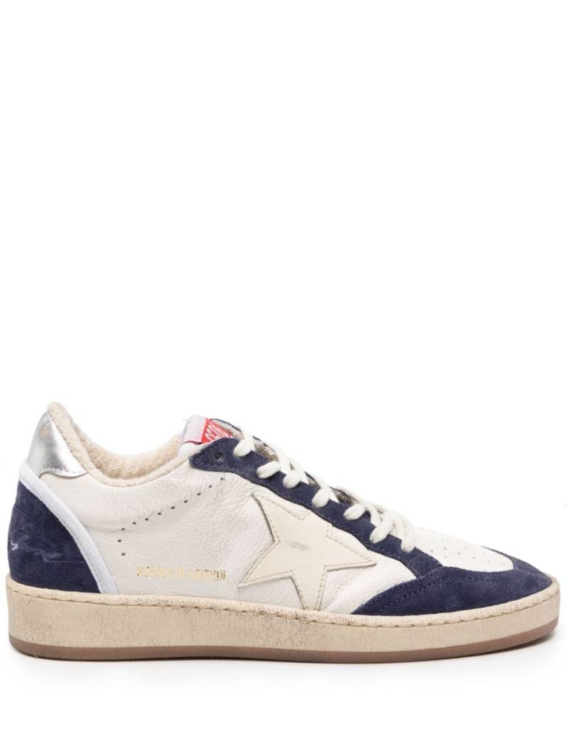 Golden Goose Ball Star leather sneakers - Yellow von Golden Goose