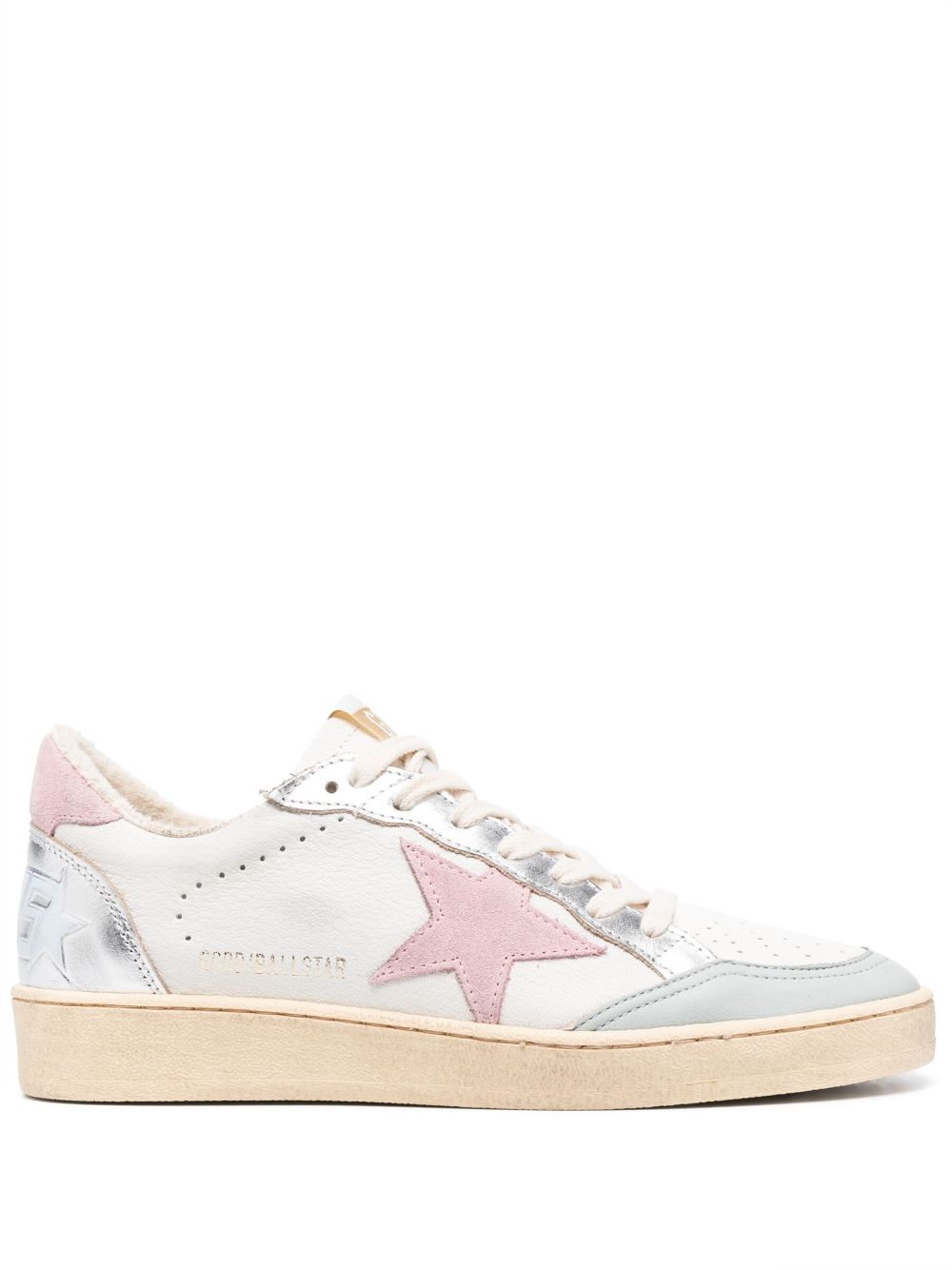 Golden Goose Ball Star low-top leather sneakers - White von Golden Goose