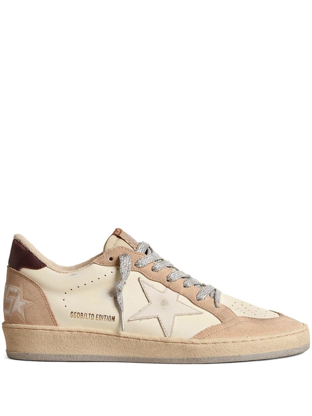 Golden Goose Ball-Star low-top panelled sneakers - Neutrals von Golden Goose